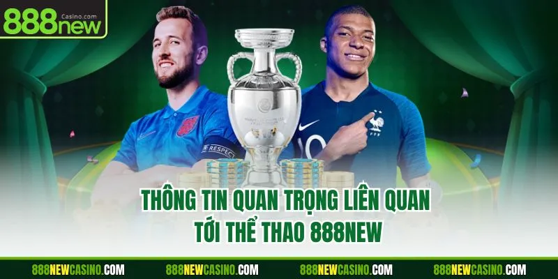 Thông tin quan trọng liên quan tới thể thao 888NEW